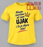 Nisam savršen al sam ujak – Majica sa štampom – boja: žuta