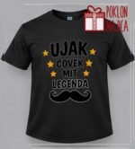 Ujak čovek mit legenda – Majica sa štampom – boja: crna