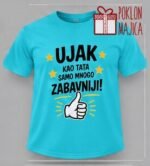 Ujak – kao tata samo zabavniji – Majica sa štampom – boja: plava