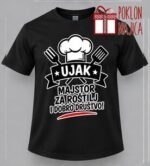 Ujak majstor za roštilj – Majica sa štampom – boja: crna