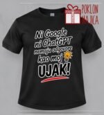 Ujak google chatgpt – Majica sa štampom – boja: crna