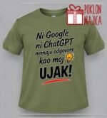 Ujak google chatgpt – Majica sa štampom – boja: zelena