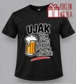Ujak tečni saveti – Majica sa štampom – boja: crna