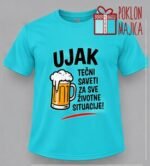 Ujak tečni saveti – Majica sa štampom – boja: plava