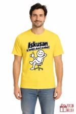 Majica — Iskusan u sedeljci, ekspert za odmor! – Kolega koleginica, boja žuta