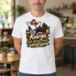 Majica — Kolega koji posao može i sutra da sačeka. – Kolega koleginica, boja bela