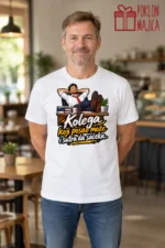 Majica — Kolega koji posao može i sutra da sačeka. – Kolega koleginica, boja bela