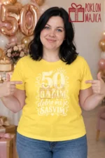 Majica — 50 gazim dobro mi je sasvim – 50. rodjendan, boja žuta