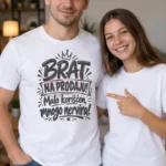 Majica — Brat na prodaju – Brat sestra, boja bela