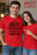 Majica — Brat na prodaju – Brat sestra, boja crvena