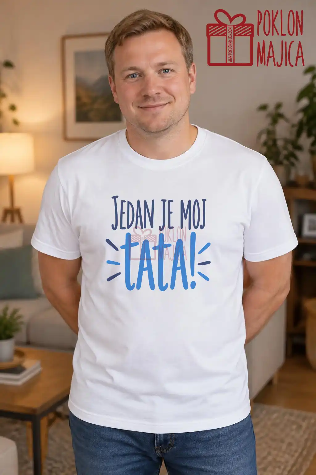 Majica — Jedan je moj tata! Majica — Jedan je moj tata! – Tata mama – boja: bela