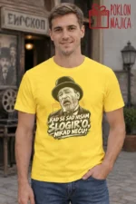 Majica — Kad se sad nisam šlogiro nikad neću – Filmske replike, boja žuta