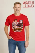 Majica — Kolega stručnjak za ‘delegiranje’ zadataka! – Kolega koleginica, boja crvena