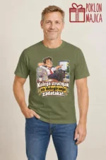 Majica — Kolega stručnjak za ‘delegiranje’ zadataka! – Kolega koleginica, boja maslinasto zelena