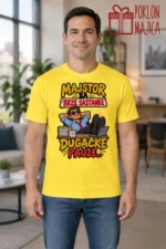 Majica — Majstor za ‘brze sastanke’, dugačke pauze. – Kolega koleginica, boja žuta