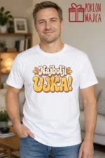 Majica — Najbolji UJKA! – Ujka teča, boja bela