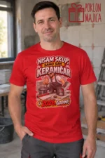 Majica — Nisam skup, samo sam keramičar u 2026. godini! – Majstori, boja crvena