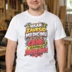 Majica — Nisam završio medicinu, ali moje cene izazivaju srčani udar! – Majstori, boja bela