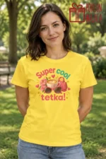 Majica — Super cool tetka!, boja žuta