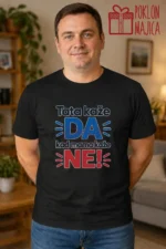 Majica — Tata kaže DA kad mama kaže NE! – Tata mama, boja crna
