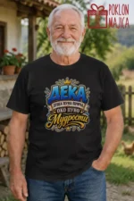 Majica — Deka duša puna priča .. – Baka deka, boja crna