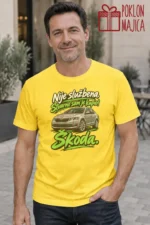 Majica — Nije službena. Stvarno sam je kupio! Škoda – Automoto, boja žuta