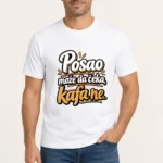 Majica — Posao može da čeka, kafa ne.. – Kolega koleginica, boja bela