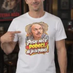 Majica — Posao neće pobeći al ja ću pobeći! – Filmske replike, boja bela