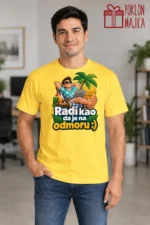 Majica — Radi kao da je na odmoru :) – Kolega koleginica, boja žuta