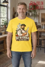 Majica — Sef na kuhinju – majstor ukusa – Kuvar, boja žuta