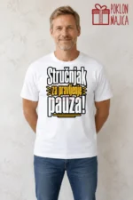 Majica — Stručnjak za pravljenje pauza! – Kolega koleginica, boja bela