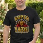 Majica — Super tata! – Tata mama, boja crna