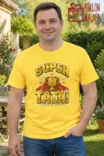 Majica — Super tata! – Tata mama, boja žuta