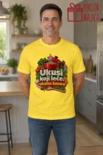 Majica — Ukusi koji leče, rukama kuvara!, boja žuta