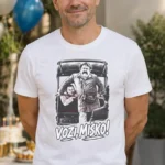 Majica — Vozi miško! – Filmske replike, boja bela