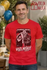 Majica — Vozi miško! – Filmske replike, boja crvena
